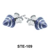 Enamel Cone Stud Earring STE-109